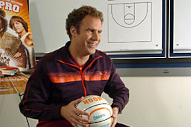 Will Ferrell visited Pennsylvania State University campus as part of his nationwide college comedy tour to promote his movie "Semi-pro." (Nabil K. Mark / For The Inquirer)