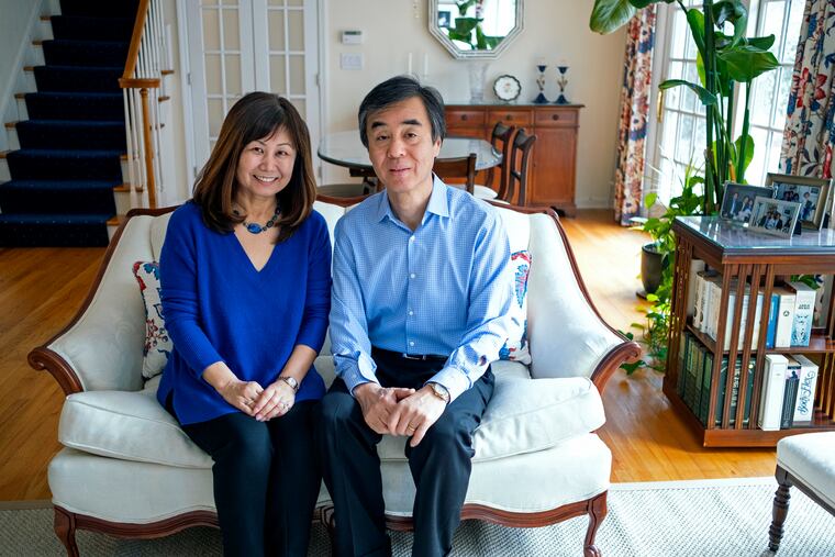 Nobuko and Masahiro Watanabe at home in Connecticut. They famously raced from Greenwich to Philly last spring when their son Kensho got a last-minute call-up to conduct the Philadelphia Orchestra. They'll be back this week for his formal debut.