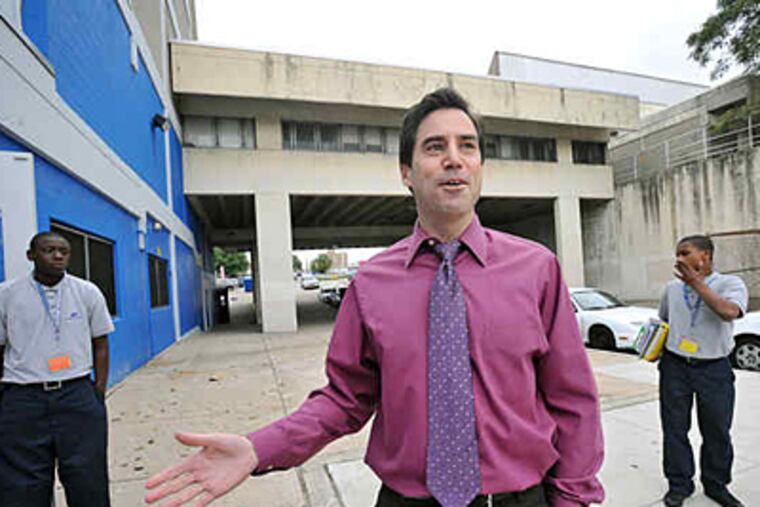 Scott Gordon, chief executive officer of Mastery Charter Schools, on the Pickett campus in Germantown. "We'd like to take on the most difficult areas in the city," he says. (Sharon Gekoski-Kimmel / Staff)