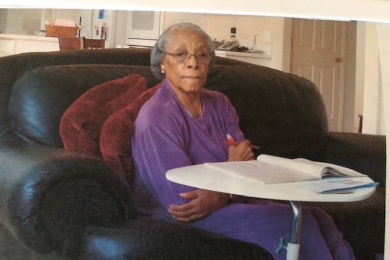 Mildred V. Jackson, 96, was brought to Philadelphia at the age of 2 to live with relatives, after her mother died in Virginia. After graduating from Germantown High School, she worked as a "Rosie the Riveter" at the Philadelphia Navy Yard. She later spent a career in retail stores.