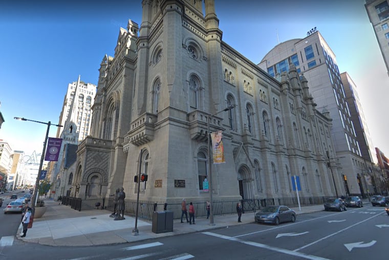 The Masonic Temple building at One North Broad Street.