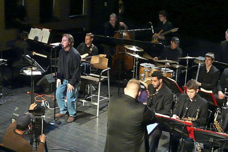 The Jost Project and UArts' Big Band, led by Matt Gallagher perform at the Caplan Recital Hall.