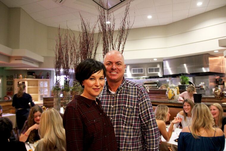 Gail and John Scardapane in the dining room of EatNic in Paoli on Feb. 19, 2017.