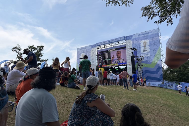 Thousands gathered at East Fairmount Park on Sunday for the final day of FIFA's Fan Festival.