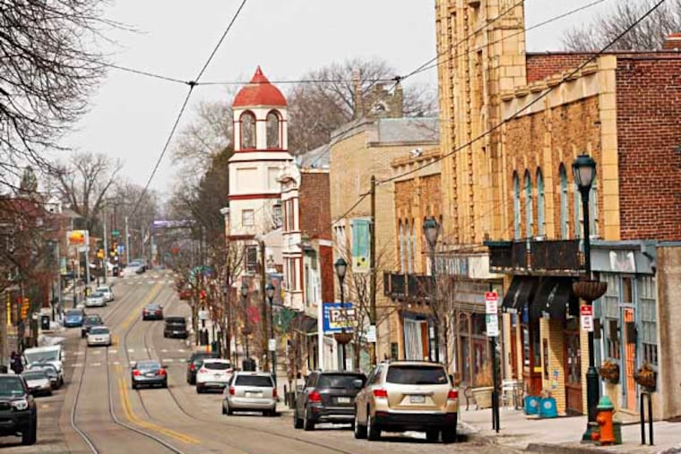 Germantown Avenue in Mount Airy. ( MICHAEL S. WIRTZ / Staff Photographer ) February 25, 2014.