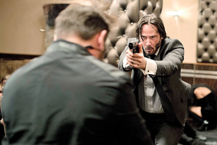 Keanu Reeves has the title role in "John Wick," a revenge saga. (AP Photo/Lionsgate, David Lee)