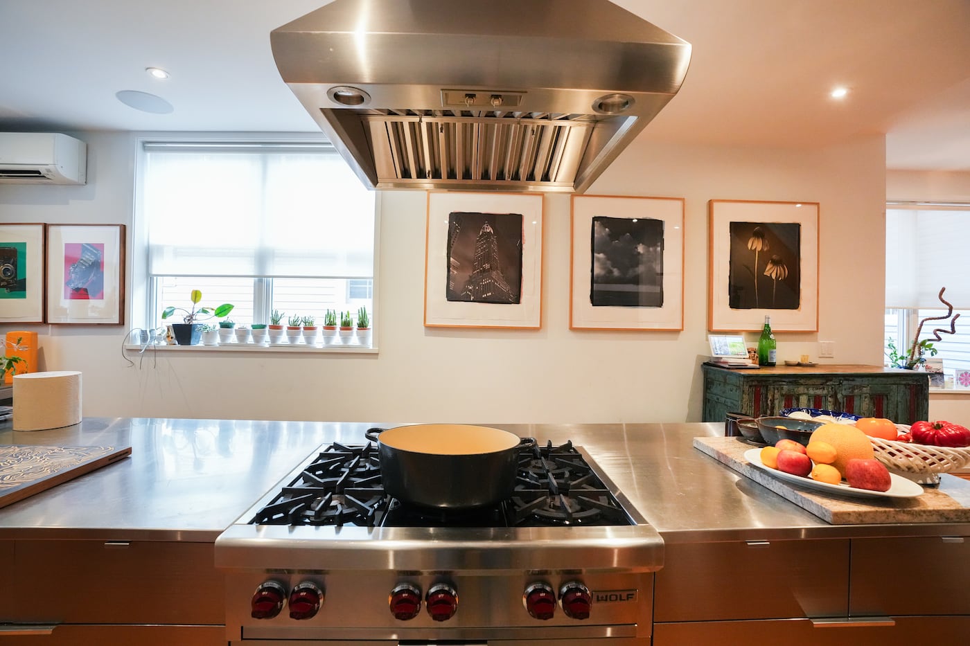 Suntaranon wanted stainless steel counters in her home kitchen. Hard kitchen work can leave marks, but "they’re like pieces of memories that get recorded every single time we use it," she said.