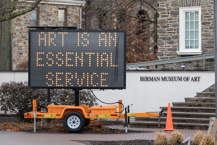 The Berman Museum of Art on the campus of Ursinus College. Its new show "Essential Work," curated by Deborah Barkun, runs through April 2.