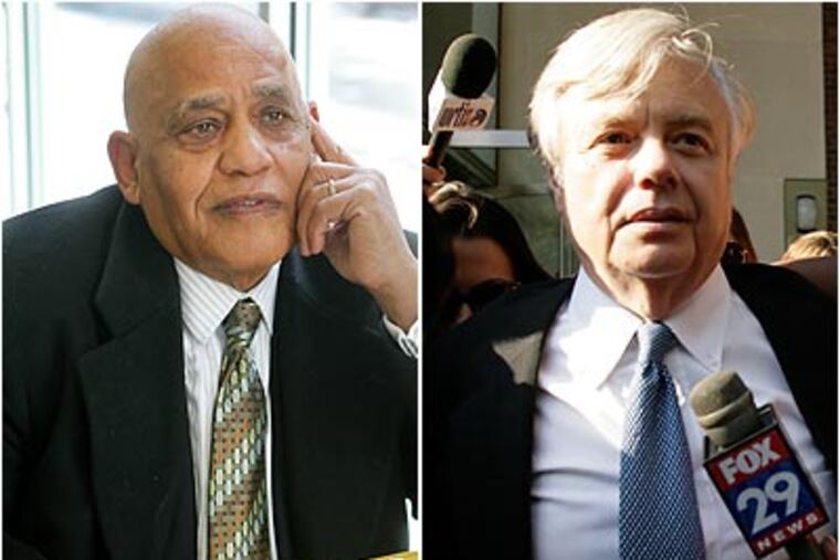 Milton Street (left) and Vince Fumo (right) are both inmates at the federal prison in Ashland, Kentucky. (File photos)