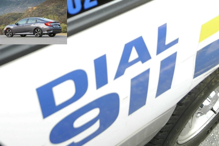 The driver of a silver car is being sought for an attempted child luring in Bristol Township, Bucks County, police said. The silver car pictured here is not the actual car.