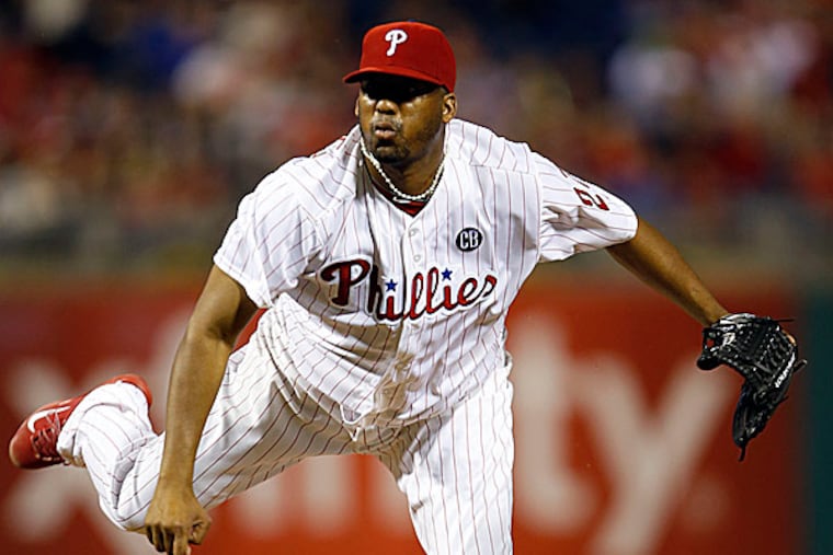Phillies starting pitcher Roberto Hernandez. (Yong Kim/Staff Photographer)