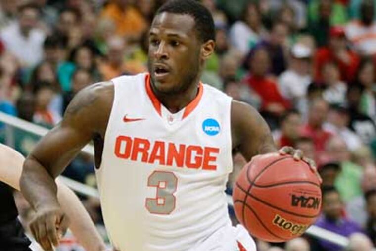 Dion Waiters averaged 12.6 points and shot nearly 48 percent from the field last year with Syracuse. (Gene J. Puskar/AP)