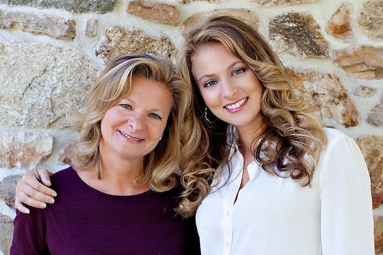 Lisa Scottoline (left) and Francesca Serritella.