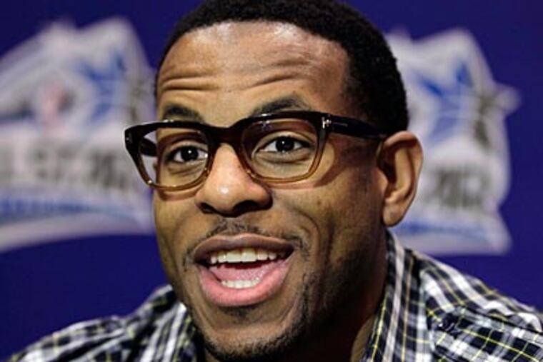 Andre Iguodala's 12.4 points per game average puts him just fourth on the Sixers' scoring list. (Chris O'Meara/AP)