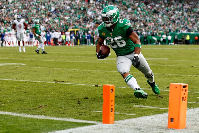 Will Saquon Barkley and the Eagles' running game finally get untracked against a shaky Bears run defense on Friday?