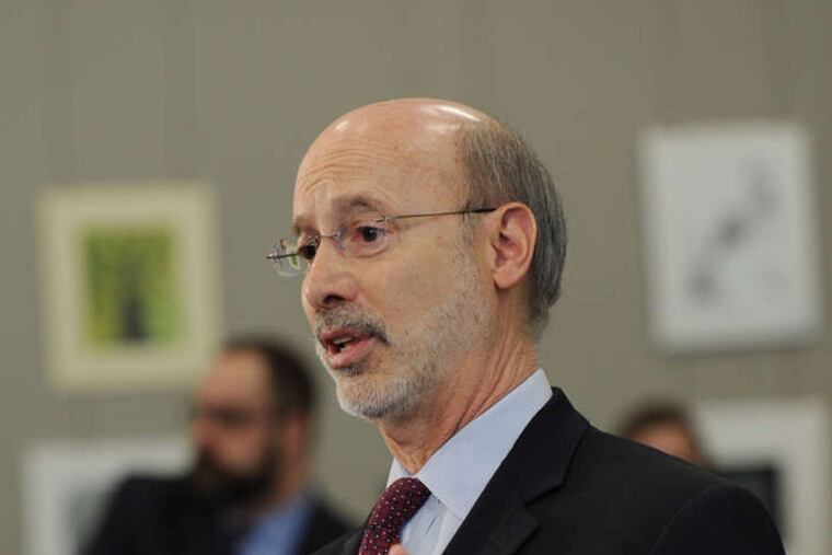 Gov. Wolf's budget aimed high.