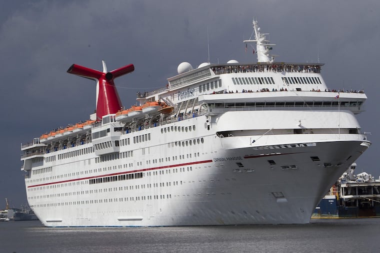 The Carnival Paradise cruise ship departing from Tampa for Havana. (Monica Herndon/Tampa Bay Times/TNS)