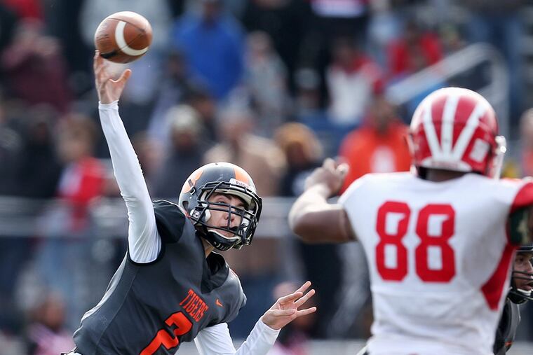 Woodrow Wilson's Nick Kargman (No. 2) leads South Jersey with 26 touchdown passes.