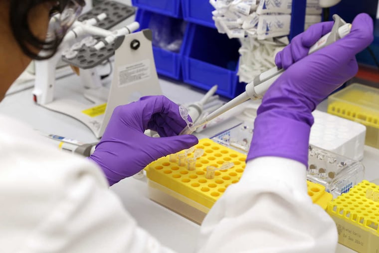 Viva Desai, Investigator at GlaxoSmithKline's new research and development facility is testing molecules, in Upper Providence Township, Montgomery County, Pa., on Nov. 3, 2016.