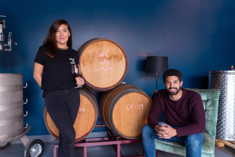 Francesca Galarus and Nicholas Ducos are opening Mural City Cellars, a micro-winery, in Kensington.