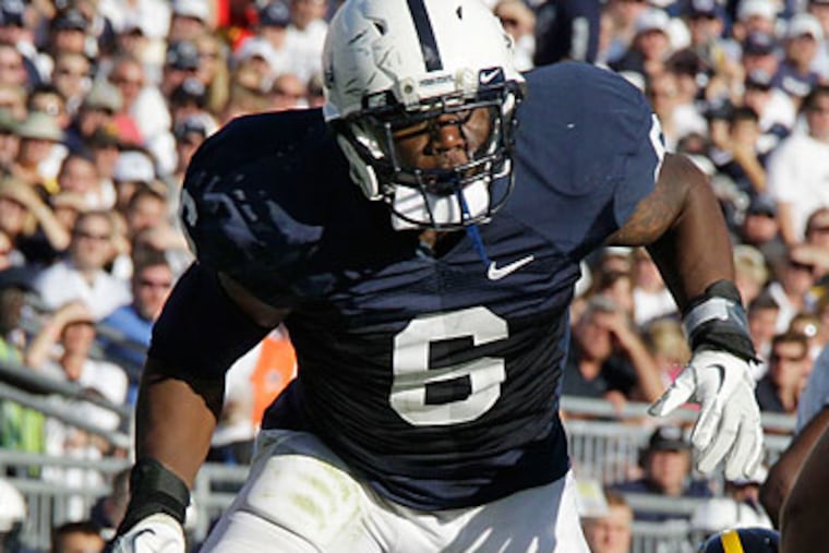 Gerald Hodges was named the Big Ten's defensive player of the week for the second consecutive time. (Gene J. Puskar/AP file photo)