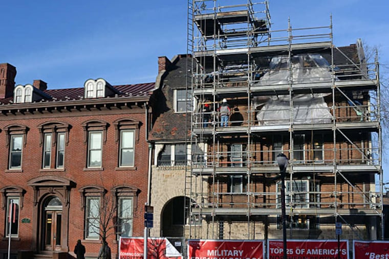 The Henry Genet Taylor House, "one of the most distinguished extant attached townhouses of the American Queen Anne Revival style," is being spruced up.