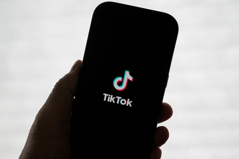 FILE - A TikTok logo is shown on a phone in San Francisco, Friday, Jan. 17, 2025. (AP Photo/Jeff Chiu, File)