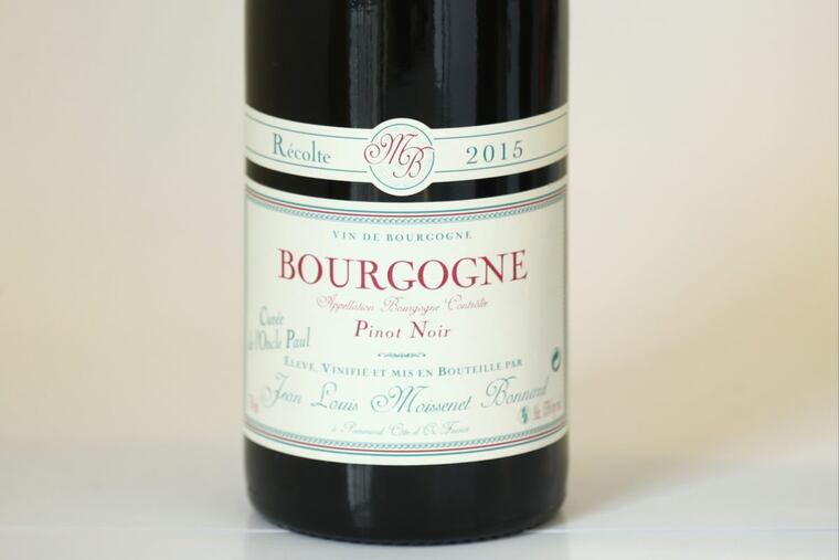 Jean-Louis Moissenet-Bonnard Bourgogne, a classic taste of Burgundy at a fair price.