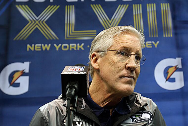 Seahawks head coach Pete Carroll. (Matt Slocum/AP)