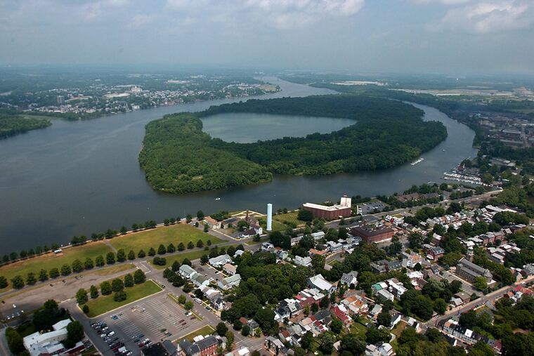 A section of Burlington Island, home to bald eagles, is to be cleared and used as a site for dredge spoils from the Delaware River under a contract awarded by the Army Corps of Engineers.