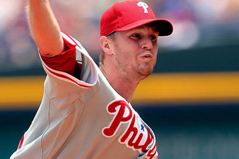 Kyle Kendrick held the Braves to one run on six hits in seven innings Wednesday. (John Bazemore/AP)