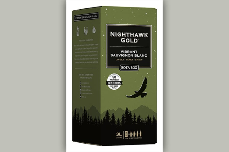 Bota Box "Nighthawk Gold" Sauvignon Blanc