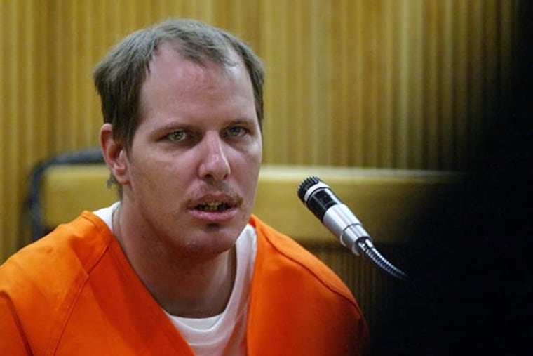 Paul Daniels, during the trial on November 8, 2002. (DAVID M WARREN/Staff photographer)