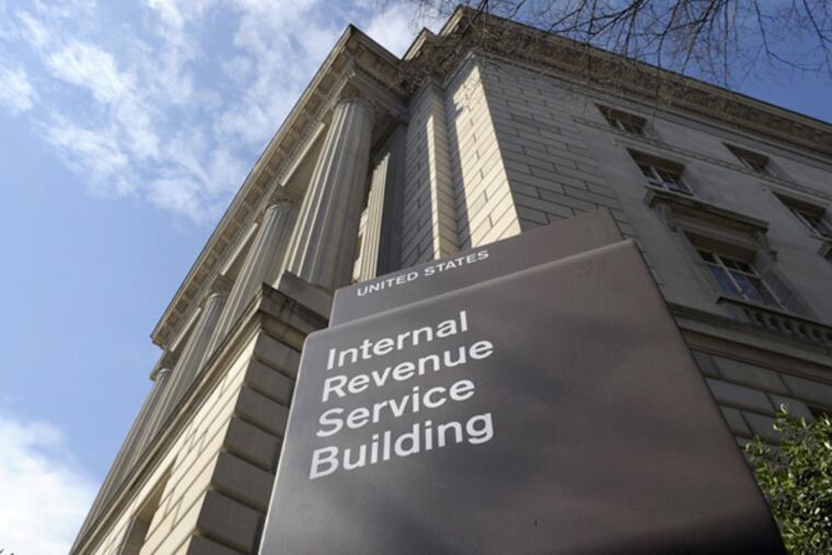 FILE - This March 22, 2013 file photo shows the exterior of the Internal Revenue Service building in Washington. (AP Photo/Susan Walsh, File)