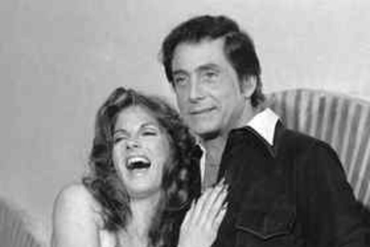 Bob Guccione and model Danielle Deneux, 1981 Penthouse Pet of the Year.