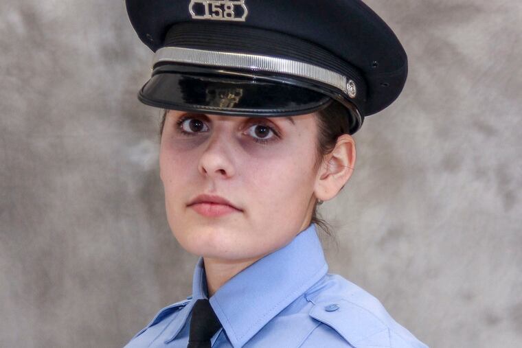 This undated photo released by the St. Louis Police Department shows officer Katlyn Alix. St. Louis police say an officer "mishandled" a gun and accidentally shot and killed Alix early Thursday, Jan. 24, 2019, at an officer's home. On Friday, Jan. 25, 2019 officer Nathaniel Hendren, 29, was charged with involuntary manslaughter in the death of Alix, a 24-year-old military veteran. (St. Louis Police Department via AP)
