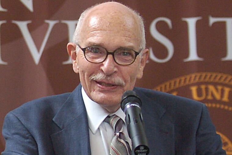 Mark M. Chamberlain wasa "visionary leader," the Rowan president said.