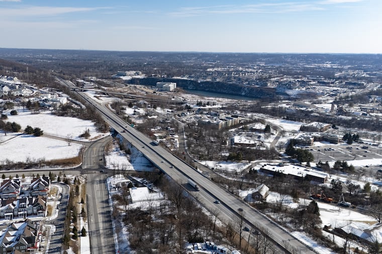 The area surrounding the Pennsylvania Turnpike’s E-ZPass-only ramp to State Route 29 (Exit 320/Malvern/Great Valley) as seen by drone. When the turnpike opened the ramp at State Route 29 in 2012, it created access to a sizable chunk of developable land in eastern Chester County, attracting billions of dollars of investment in retail, corporate office parks, pharmaceutical companies, warehouses, and housing.