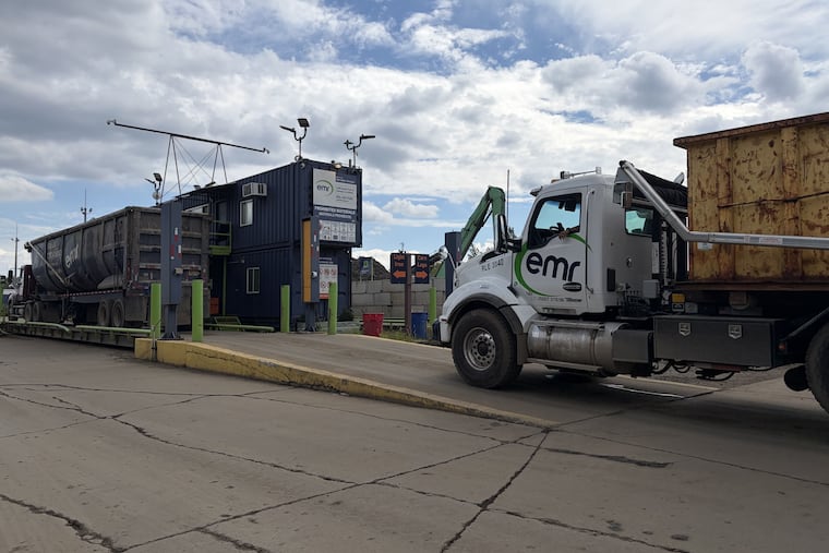 The EMR scrap metal recycling facility in Camden on Thursday, Sept. 10.