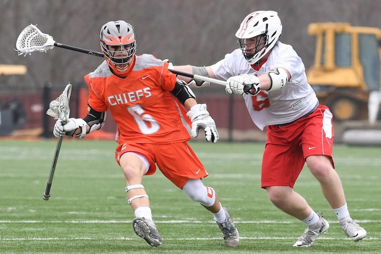 Ryan Raftery (left) scored two goals for Cherokee on Friday.