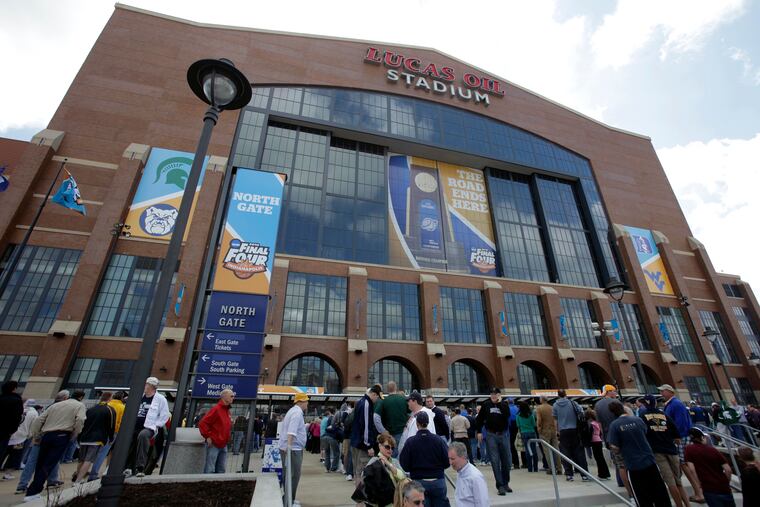 Lucas Oil Stadium will host the 2021 national championship game on Monday, April 5.