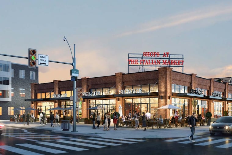 El complejo comercial proyectado para la calle Nueve y la Avenida Washington en el Mercado Italiano, anteriormente propuesto como edificio residencial.