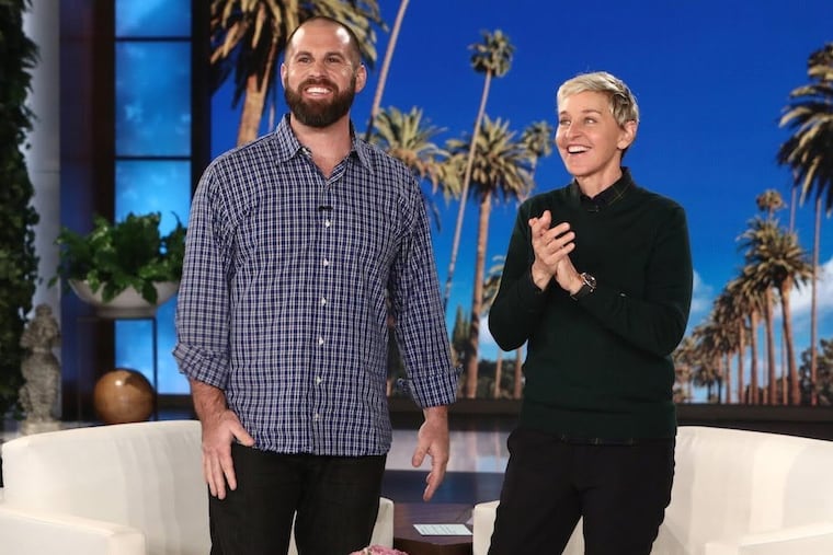 Jon Dorenbos and Ellen DeGeneres