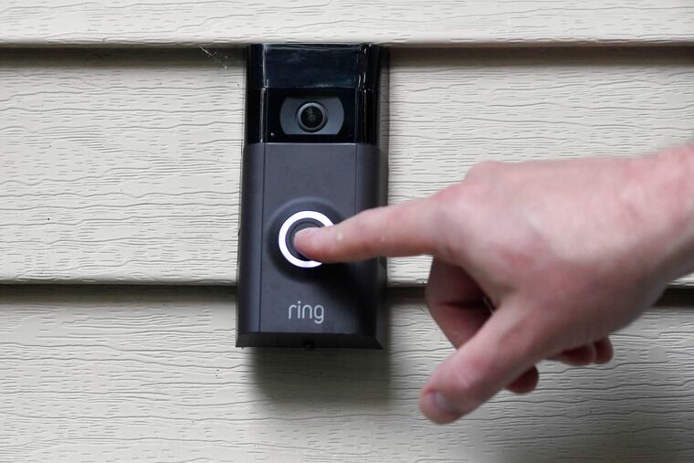 Amazong Ring doorbell camera.