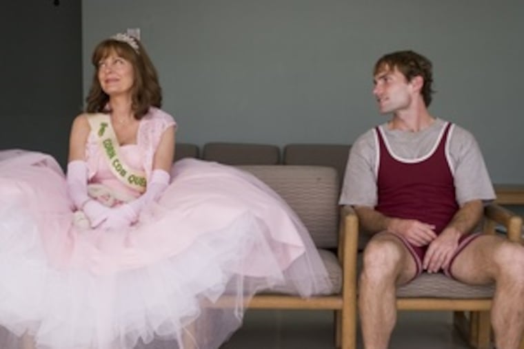 Susan Sarandon is Seann William Scott's mother, who's going to marry his old gym teacher.