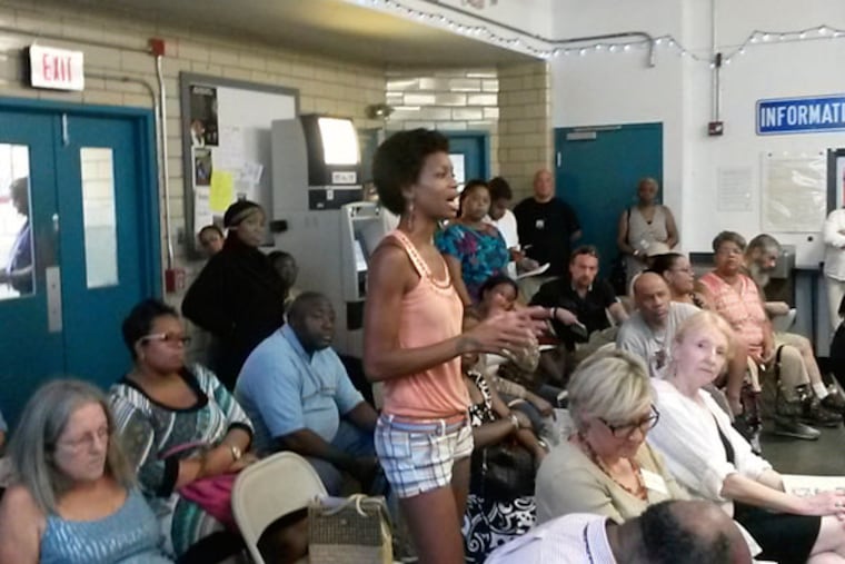YahNeNdgo Baker said she’s been affected by recent stories involving cops and violence. (JOE BRANDT / DAILY NEWS STAFF)