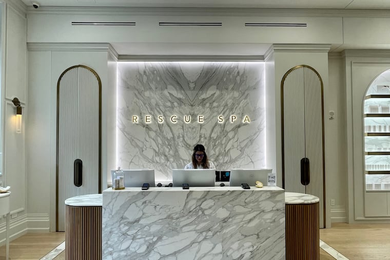 Rescue Spa is a plush skin care spa and destination on Walnut Street.