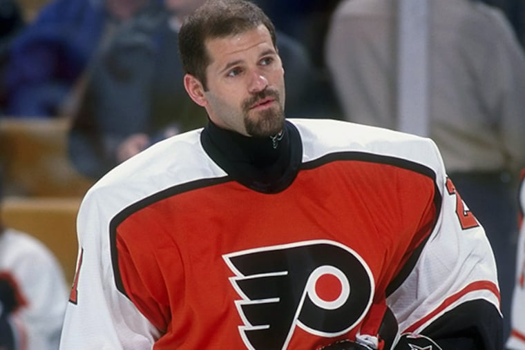 Ron Hextall, new GM of the Philadelphia Flyers. (Steve Babineau/Allsport)