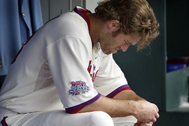The Phillies won only once in the nine-game home stand that finished yesterday. (David Maialetti / Staff Photographer)