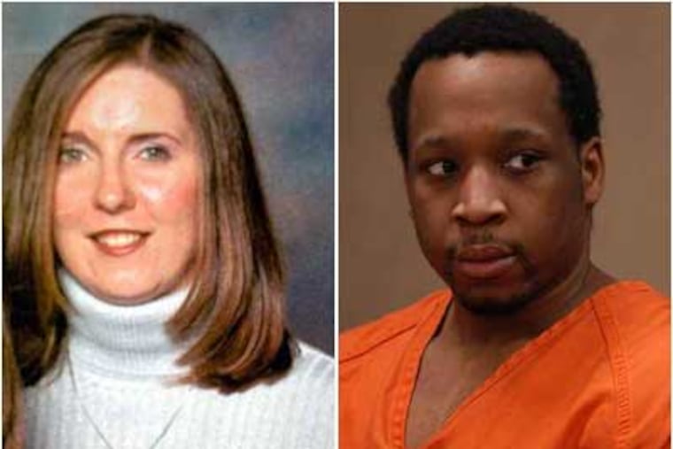 Ryshaone Thomas, right, one of two men convicted in the killing of Christine Eberle, left, at a PATCO station in Camden, has died in prison.